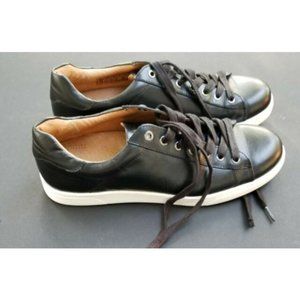 Vionic Baldwin Sneaker Black Leather Men's Size 9.5